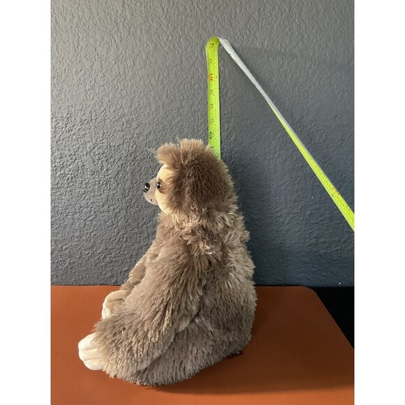 SLOTH plush brown 16" fuzzy stuffed animal Bearington Collection - Picture 3 of 4